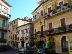 Historic center streets of Valmontone