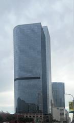 One California Plaza in Downtown Los Angeles, DTLA, captured in July 2023