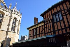 Windsor Castle on a sunny day with clear blue skies