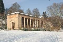 Trinkhalle in Baden-Baden with neoclassical columns and arches