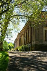 Baden Baden Kurgarten view south on Trinkhalle