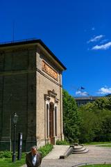 Baden Baden Trinkhalle view east