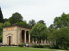 Panoramic view of Baden Baden with surrounding hills