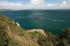 Scenic view of Pointe des Espagnols