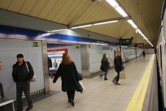 Plaza de Castilla metro station in Madrid