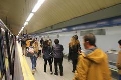 Plaza de Castilla Station in Madrid