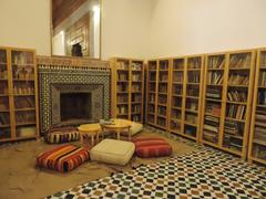 Library in the Bahia Palace in Marrakech, Morocco