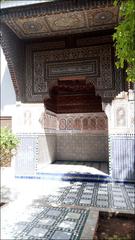 Bahia Palace Marrakech interior courtyard view