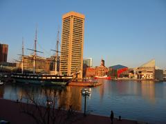 Baltimore harbor at midday