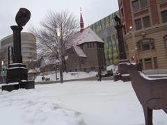 After Babel, a Civic Square sculpture at Promenade des Artistes in Montréal