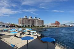 Beach at Vieux Port in Ville-Marie, Montréal