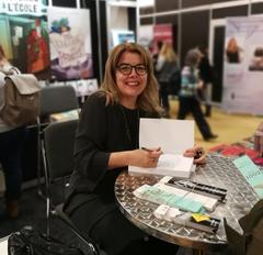 Chrystine Brouillet at Salon du livre de Montréal 2018