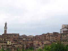 Siena panoramic view from Piazza S. Domenico