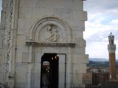 Cathedral arch in the unfinished nave in Siena, Italy