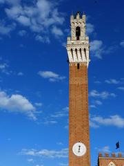 monument in Italy amid clouds