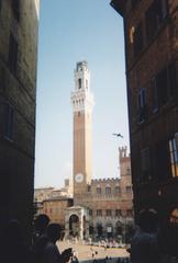 Clock Tower in Siena, Italy