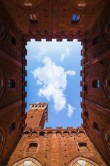 Torre del Mangia from the patio of Palazzo Pubblico