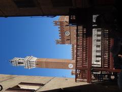 Torre del Mangia in Siena viewed from Costarella dei Barbieri