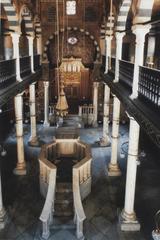 Interior of Ben Ezra Synagogue from upper gallery