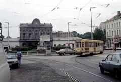 Place du Luxembourg in Quartier Leopold on a sunny day in 1985