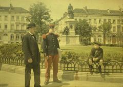 Alfonse Van Besten in civic and military garb, circa 1910