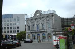 former train station at Place de Luxembourg in Brussels