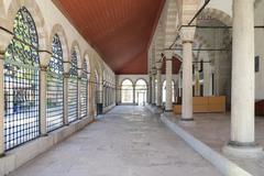 Atik Valide Mosque portico exterior in Istanbul's Üsküdar district