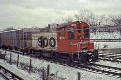 SOO Line freight train in Forest Park, Illinois, 1970