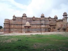 Gwalior Fort Mansingh Palace side view