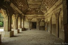 Baradari in front of Karn Mahal at Gwalior Fort