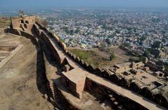 Bird's eye view of Gwalior Fort