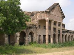 Remains of the 19th-century church at Gwalior Fort