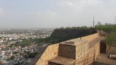 view of Gwalior city from Gwalior Fort