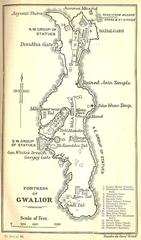 Gwalior Fort plan 1901