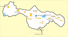 map of Gwalior Fortress