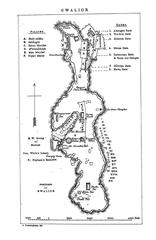 Map of Gwalior Fort