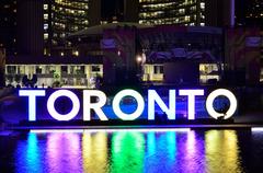 3D TORONTO sign in Nathan Phillips Square