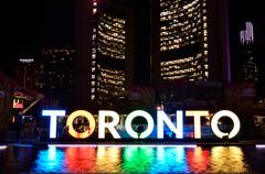 3D TORONTO sign in Nathan Phillips Square