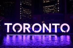 3D TORONTO sign in Nathan Phillips Square