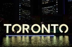 3D TORONTO sign in Nathan Phillips Square