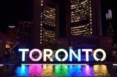 3D TORONTO sign in Nathan Phillips Square