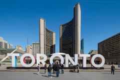 Downtown Toronto skyline with CN Tower