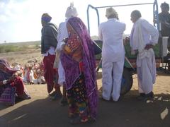 devotees gathered at Rukmini Mandir