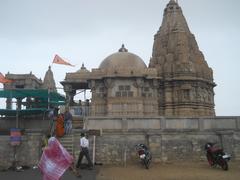 Ancient Dwarkadhish Temple in Dwarka