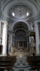 interior of the Basilica of Santa Trofimena in Minori