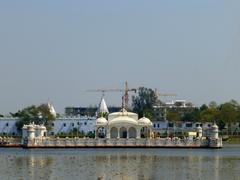 Temple marking Mahavira's passing at Pawapuri