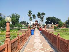 Jal Mandir in Pawapuri surrounded by water