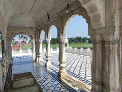 Jal Mandir in Pawapuri across a water body