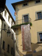 Facade of the Museum of the Battle and of Anghiari