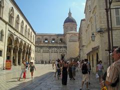 Dubrovnik Cathedral in the old city of Croatia